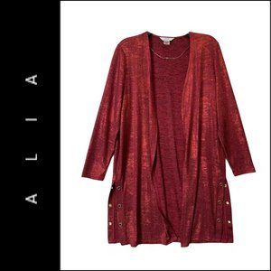 Alia Woman Open Front Longer Length Cardigan PM